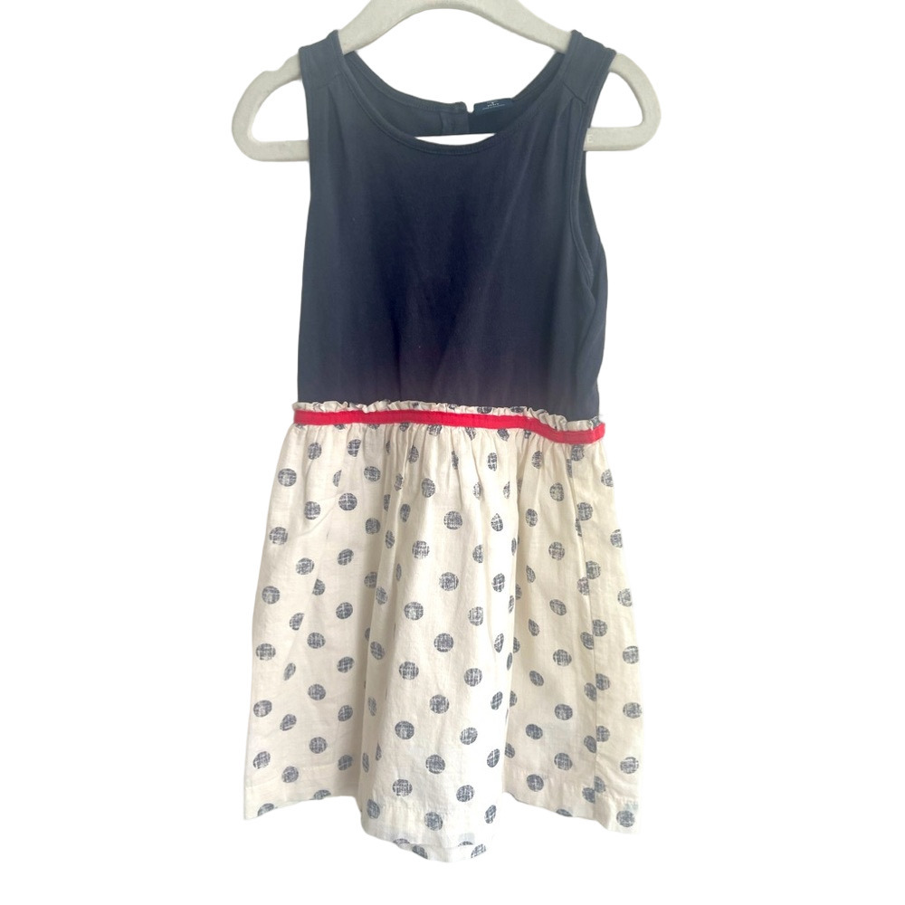 Gap Kids Mix Fabric Dot tank dress size 4